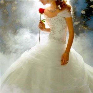 Alfred Angelo Disney Belle Wedding Dress.